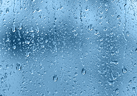 Condensation sur la fenêtre à Agen